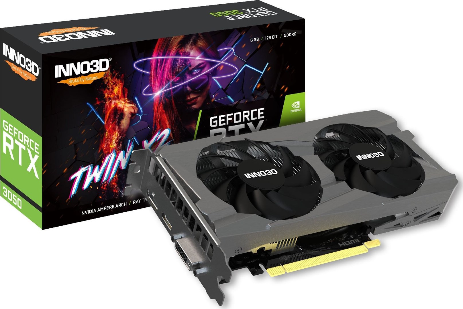INNO3D GeForce RTX 3050 Twin X2
