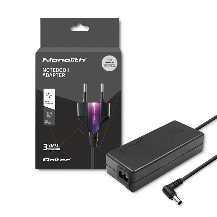 Qoltec 50073.65W strāvas adapteris/invertors lietošanai