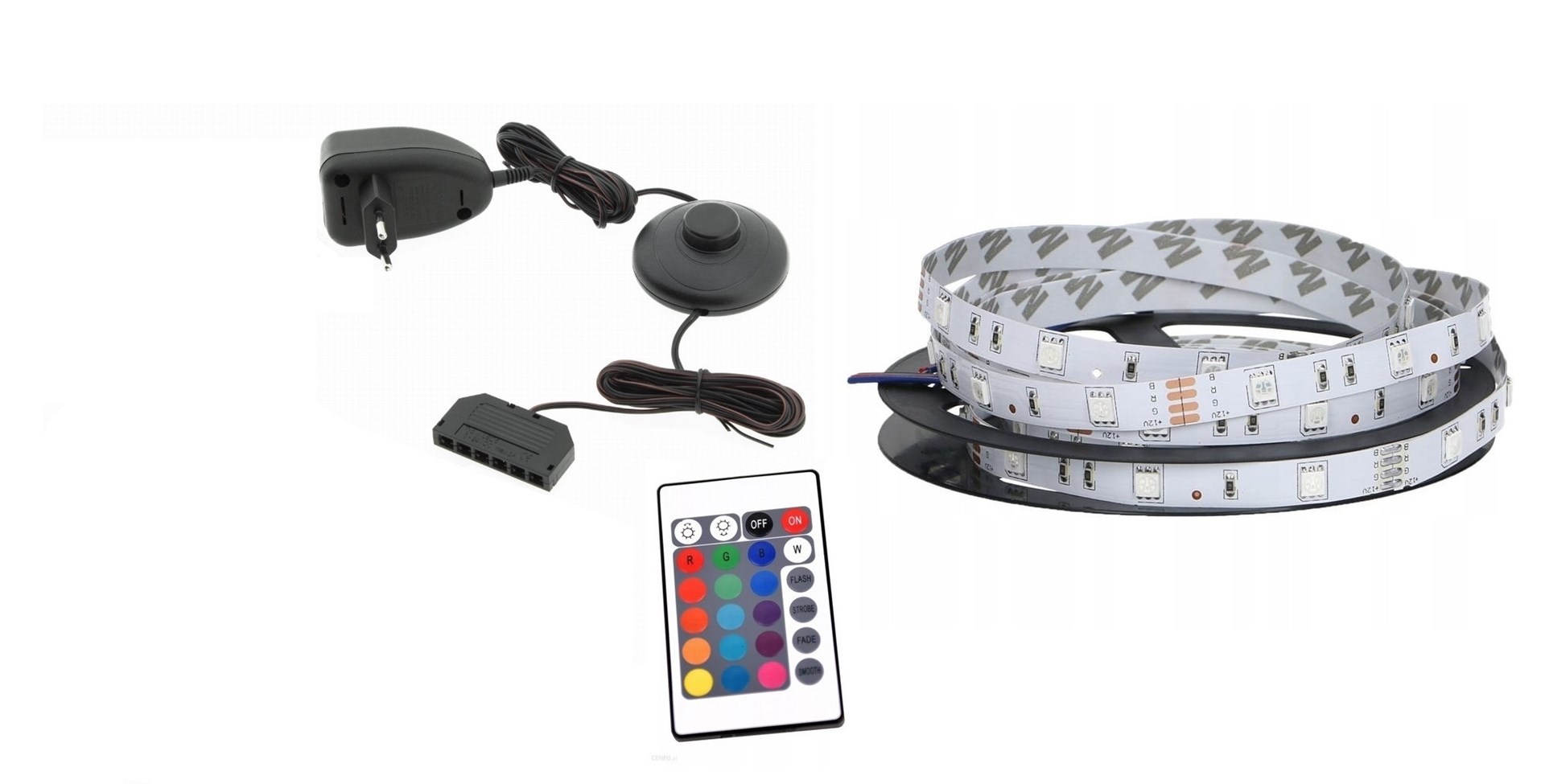 QIU bedside cabinet lighting 2 pcs. RGB