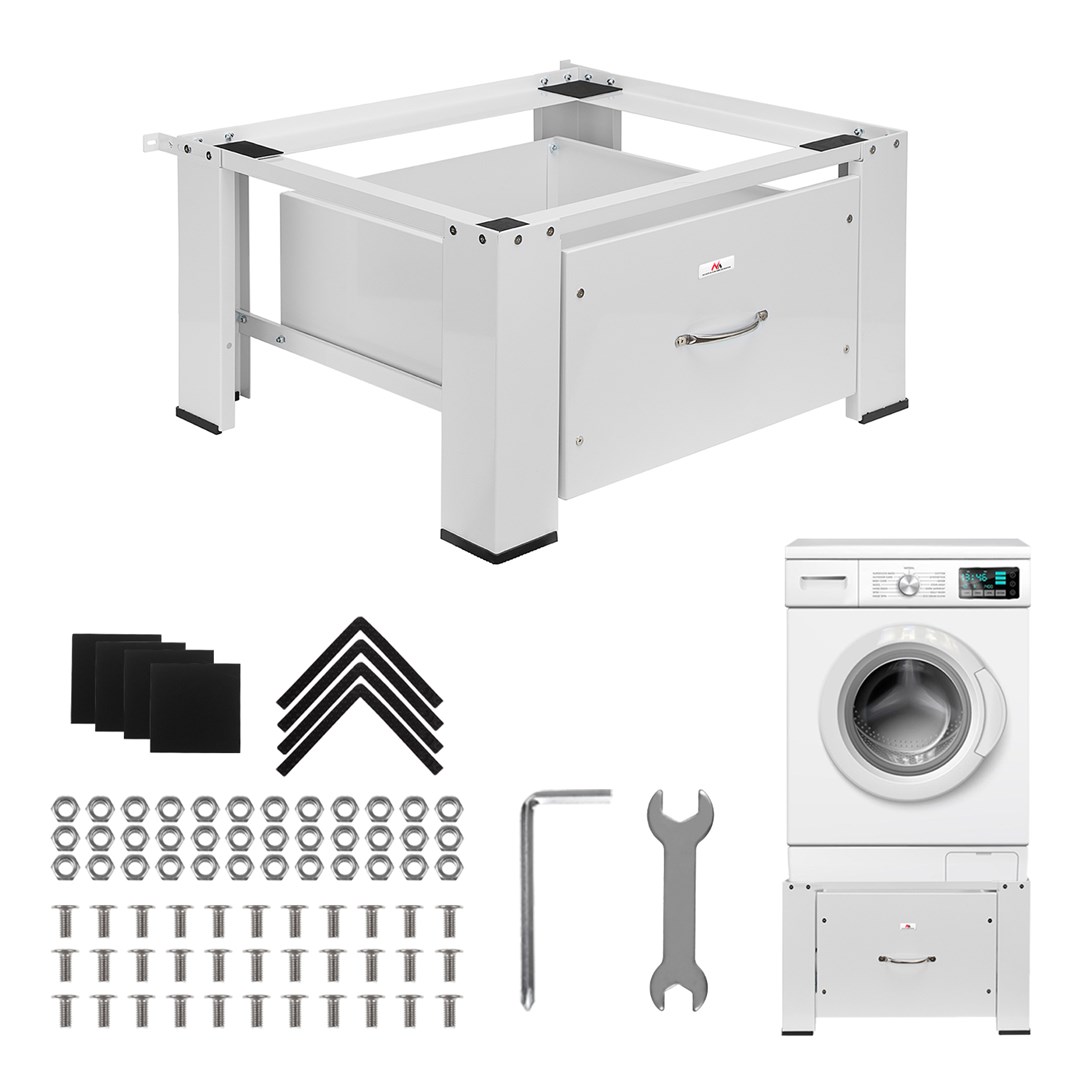 Maclean washer / dryer base with