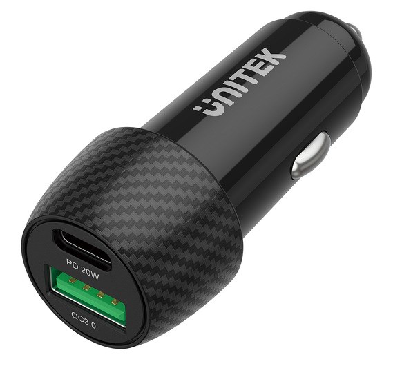 Unitek P1400A automašīnas lādētājs 38W USB-A
