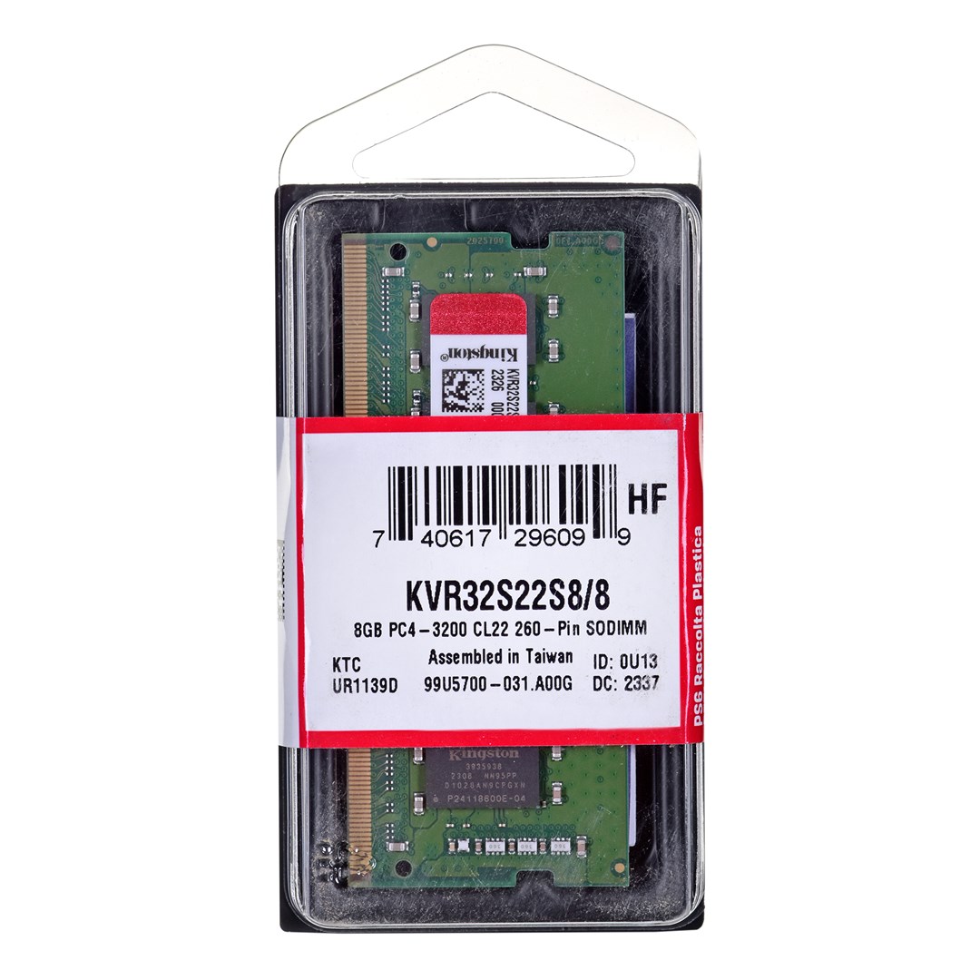 Kingston Technology ValueRAM KVR32S22S8/8 atmiņas modulis