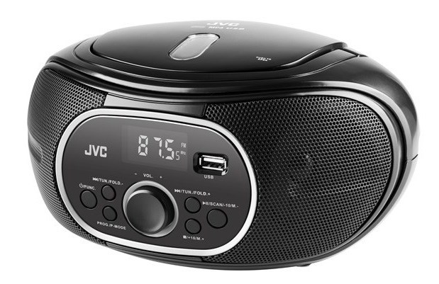 JVC radio RD-E221B Boombox melns