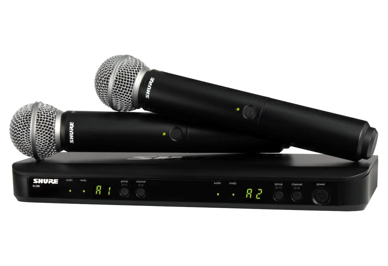 Shure BLX288E/SM58-H8E - bezvadu sistēma ar