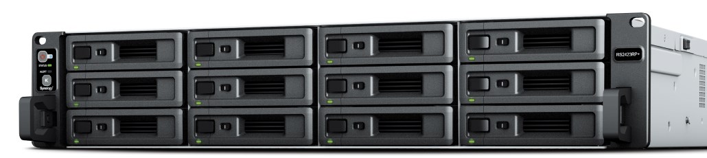 Synology RackStation RS2423+ NAS/krātuves serveris, plaukts