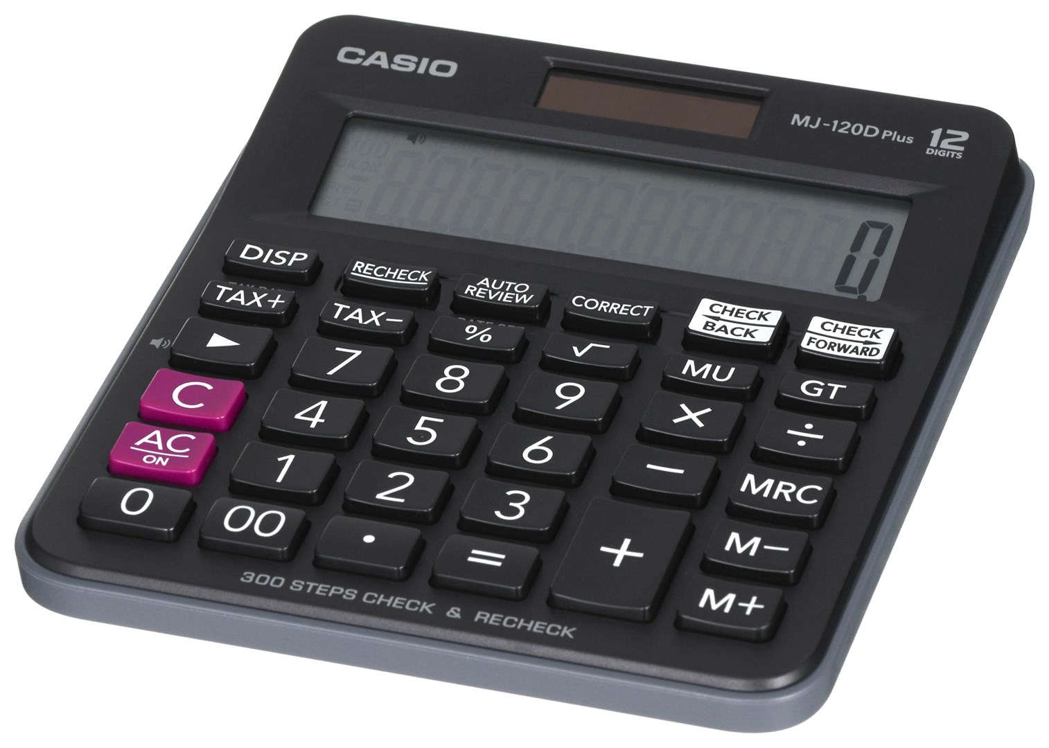 CASIO kalkulators OFFICE MJ-120D PLUS melns