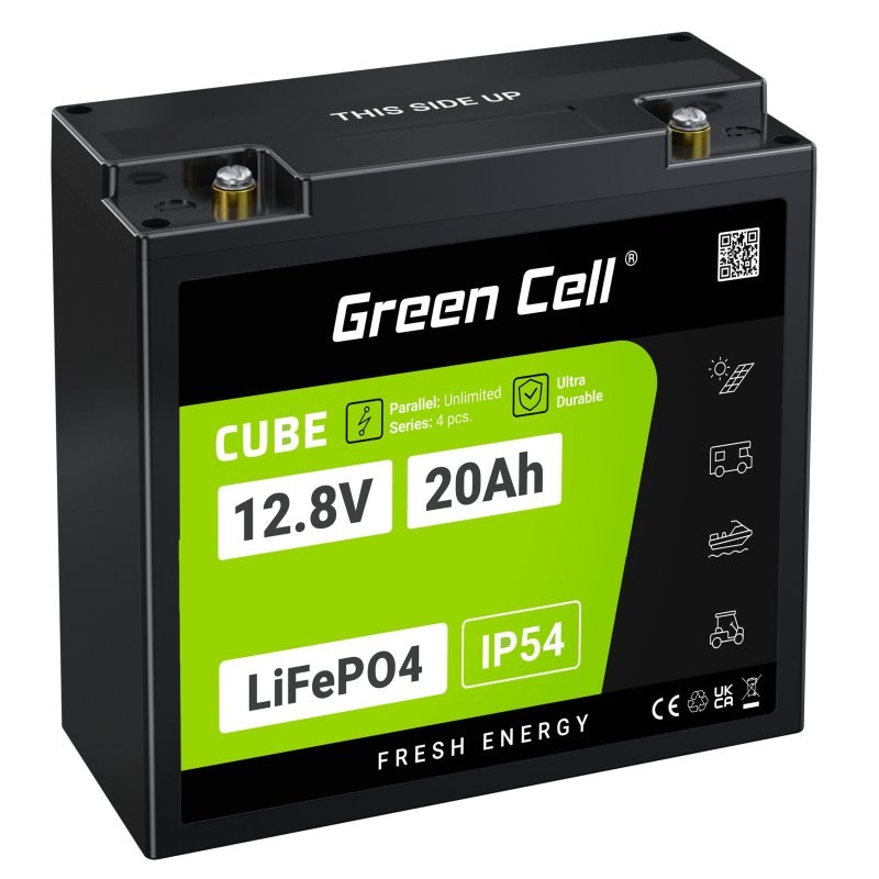 Green Cell LFPGC12V20AH UPS akumulators litija