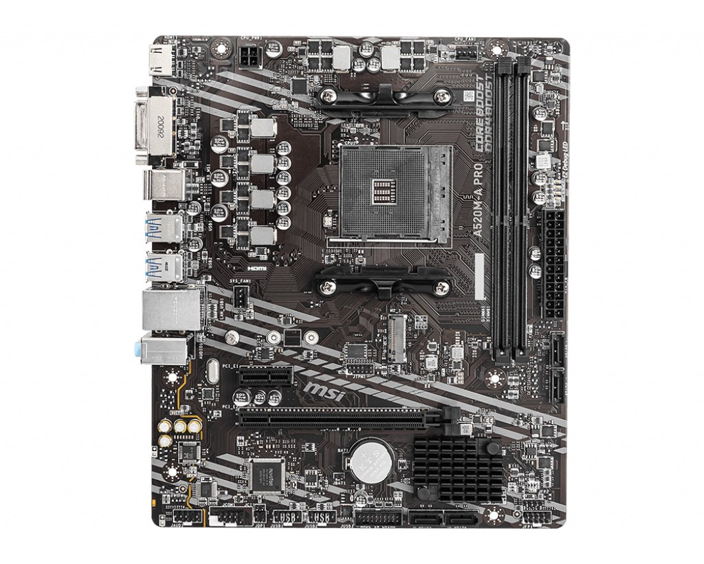 MSI A520M-A PRO Ligzda AM4