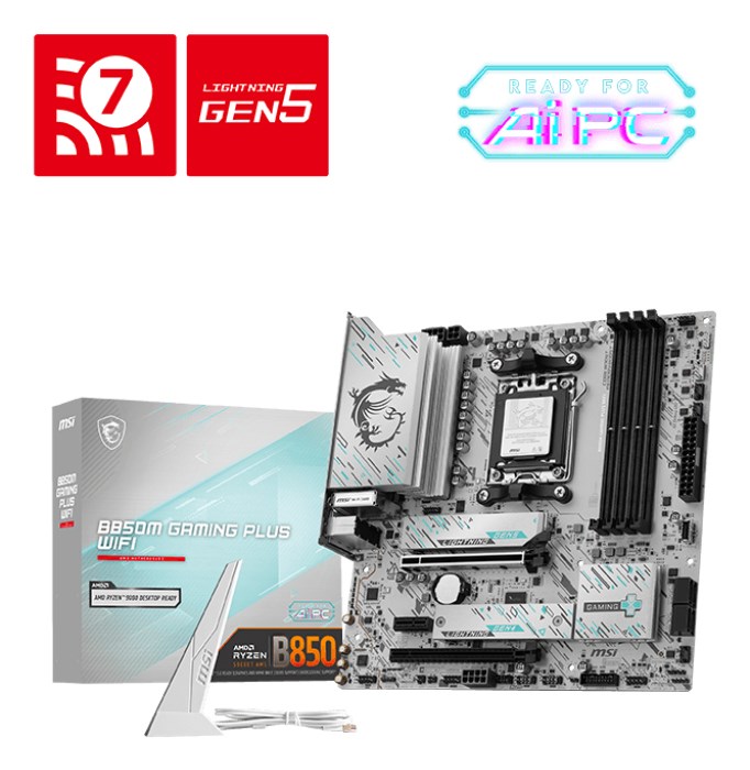 MSI B850M GAMING PLUS WIFI motherboard