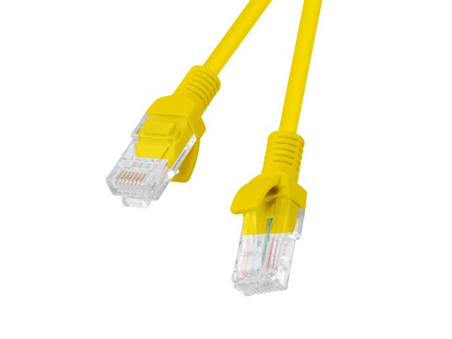 Lanberg PCU6-10CC-0025-Y networking cable Yellow 0