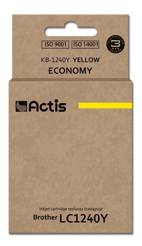 Actis KB-1240Y tinte (Brother LC1240Y/LC1220Y aizvietotājs