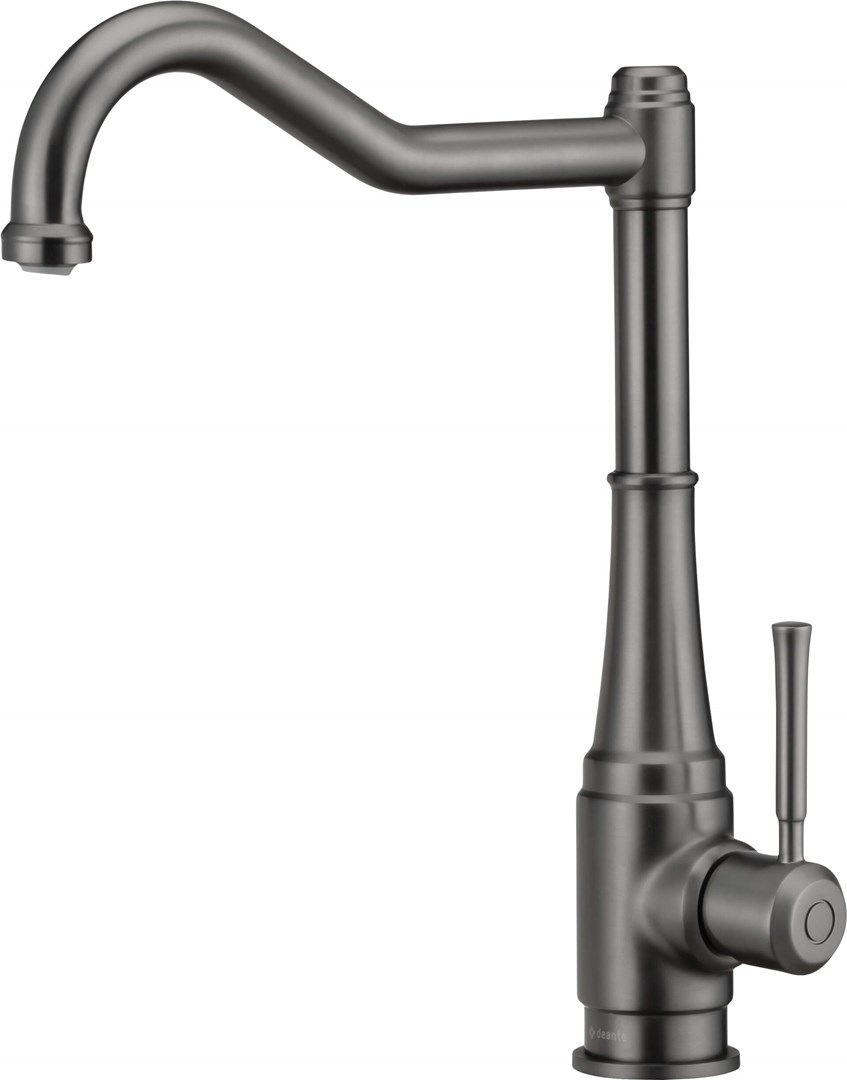 Kitchen faucet with rectangular spout Kitchen faucet with rectangular spout