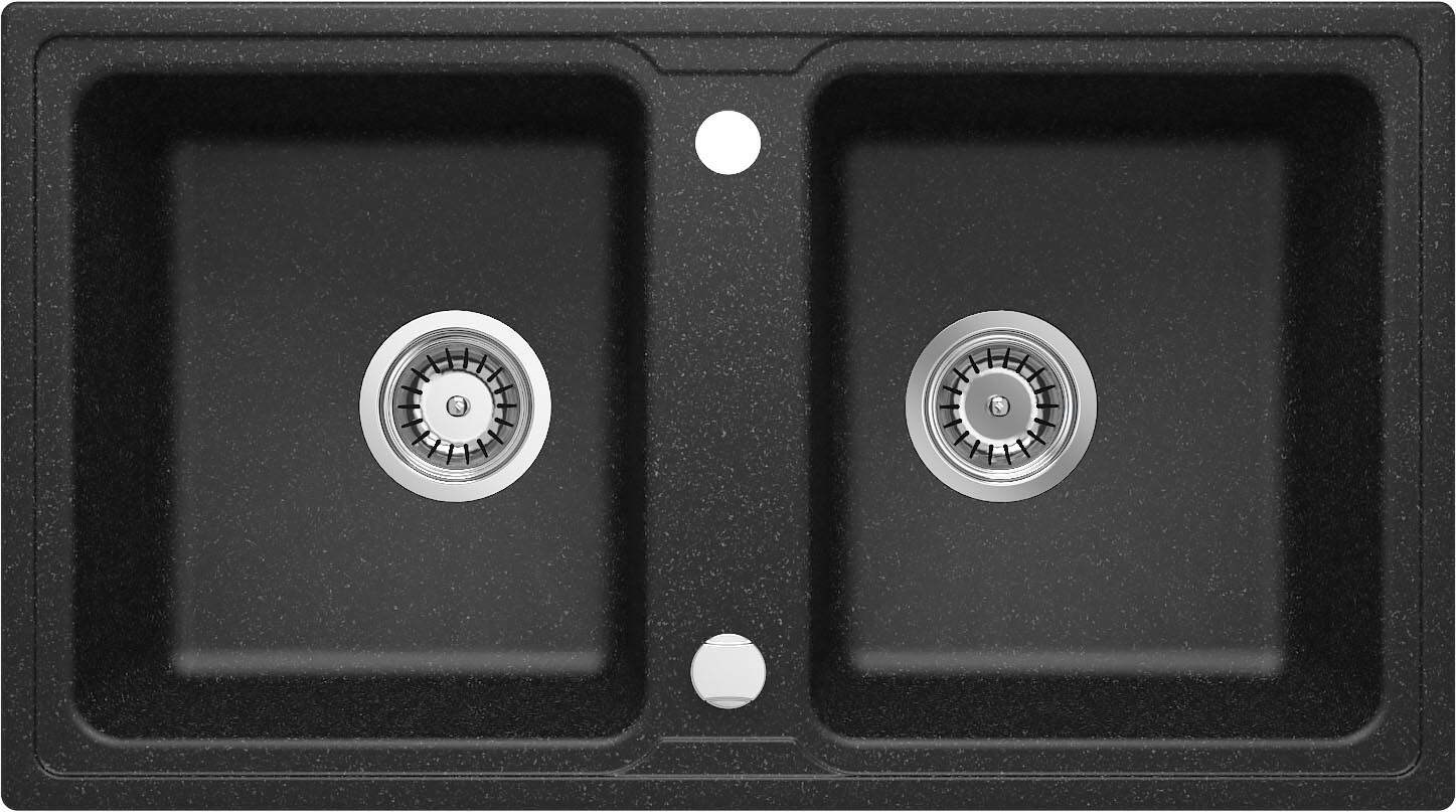 2-bowl granite sink 2-bowl granite sink