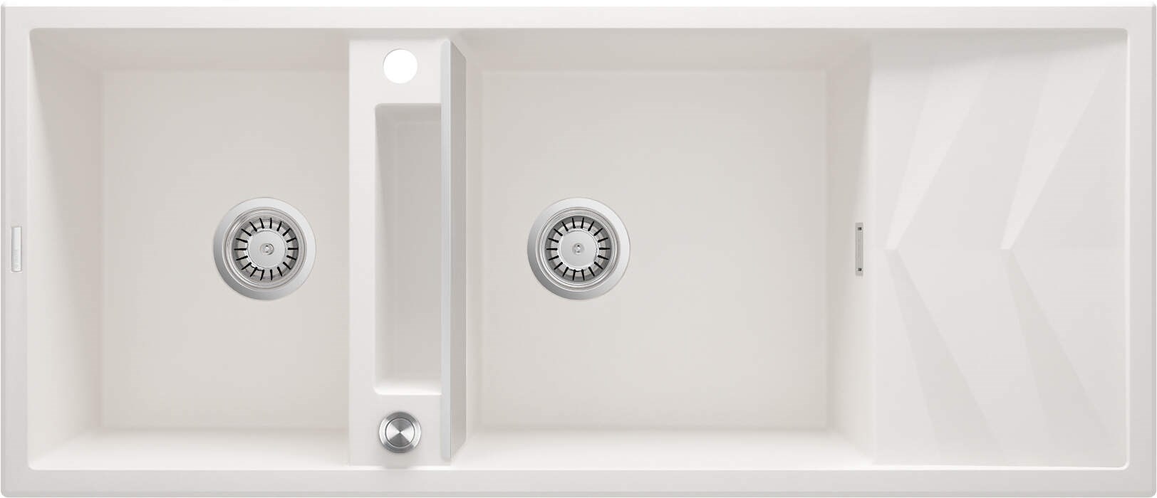2-bowl magnetic granite sink with drainer 2-bowl magnetic granite sink with drainer