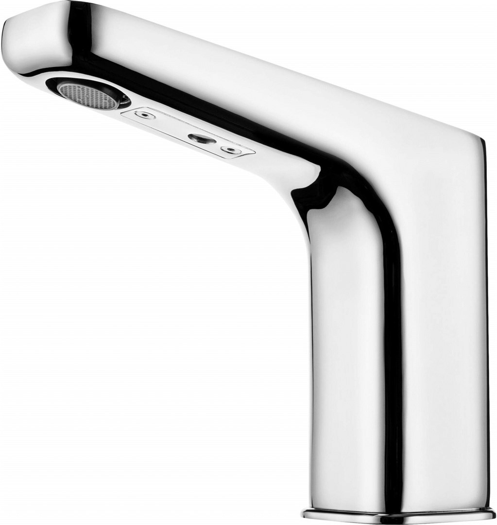 Touchless washbasin mixer without temperature control - 4xAA Touchless washbasin mixer without temperature control - 4xAA