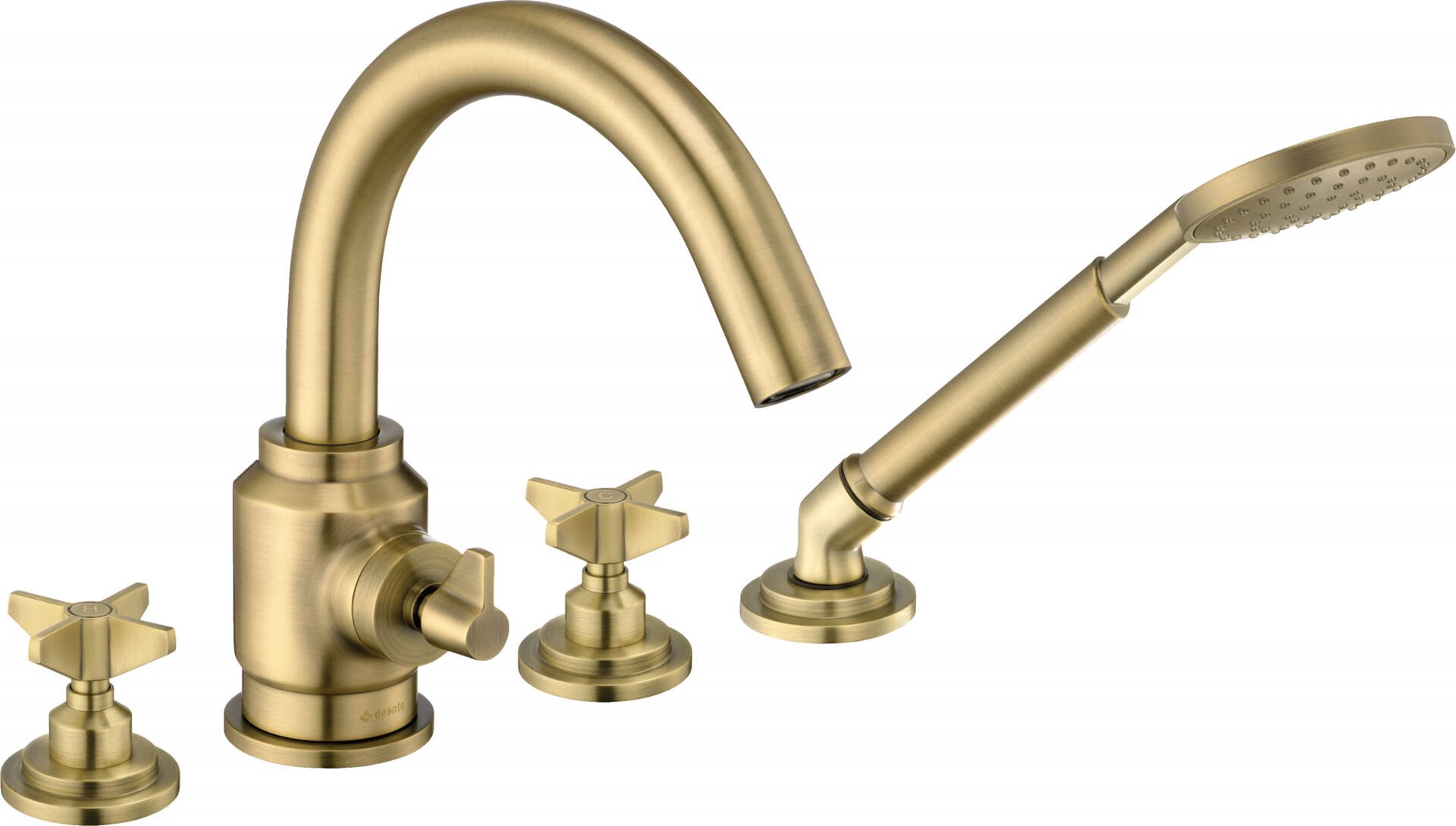 4-hole bathtub mixer with shower set 4-hole bathtub mixer with shower set
