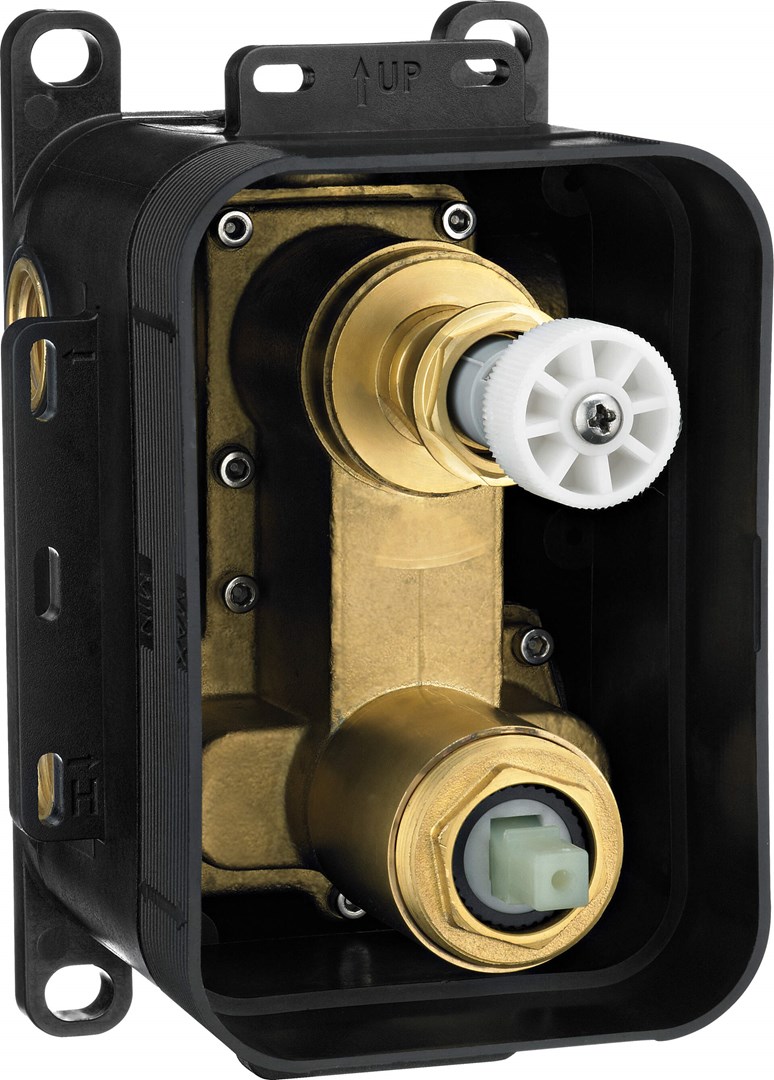 Flush-mounted mixer BOX with spray switch Flush-mounted mixer BOX with spray switch
