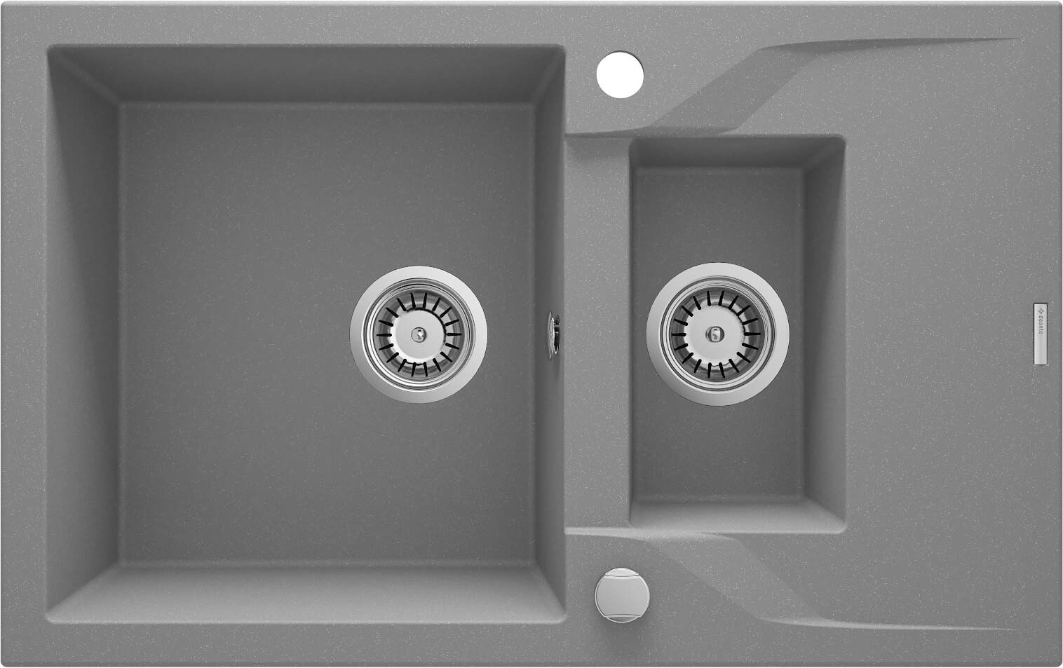 1.5-bowl granite sink with drainer 1.5-bowl granite sink with drainer
