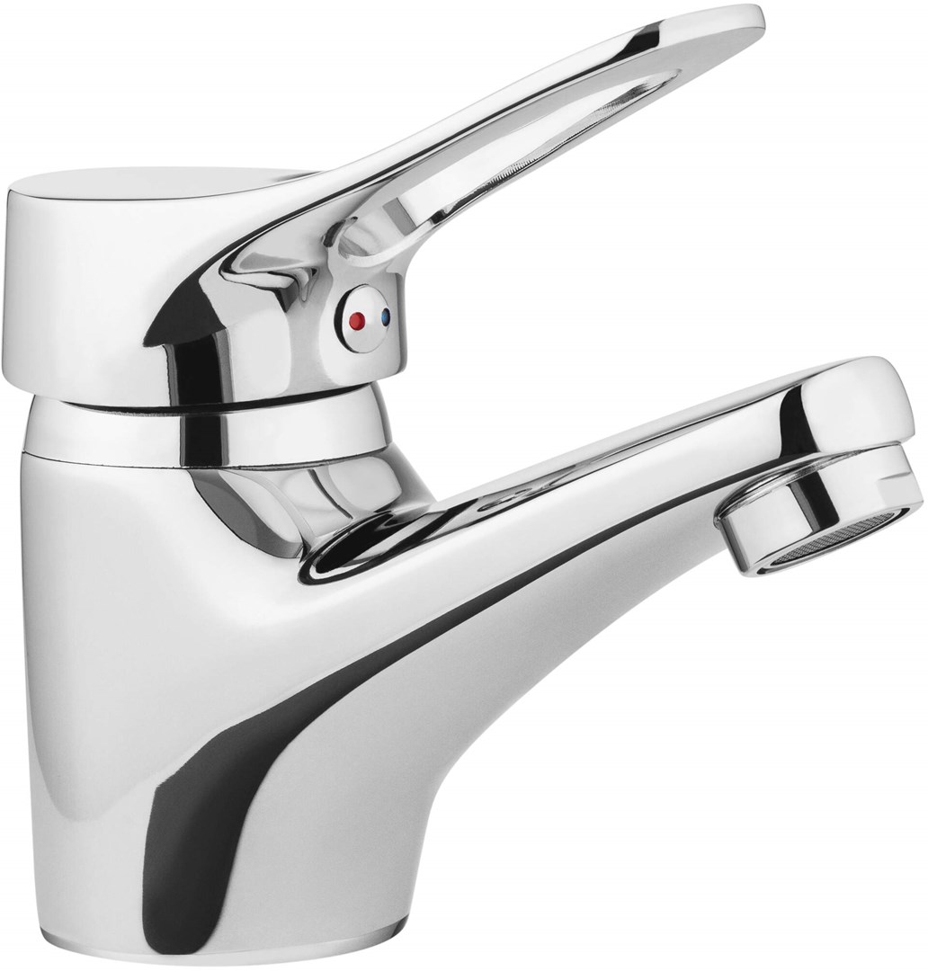 Basin mixer with automatic stopper Basin mixer with automatic stopper
