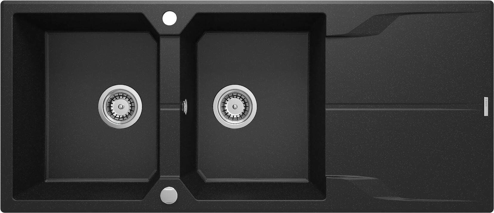 2-bowl granite sink with drainer 2-bowl granite sink with drainer