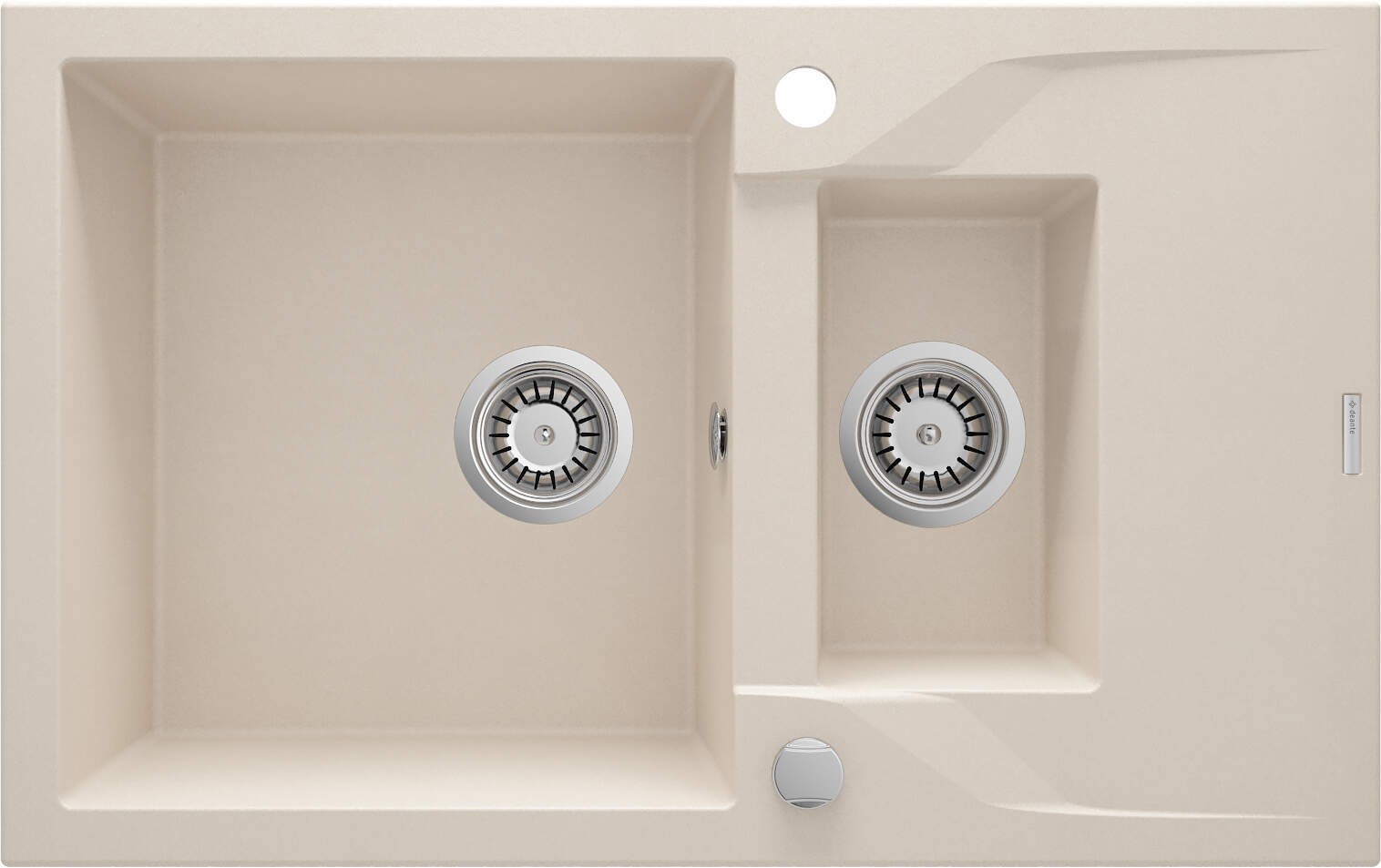 1.5-bowl granite sink with drainer 1.5-bowl granite sink with drainer