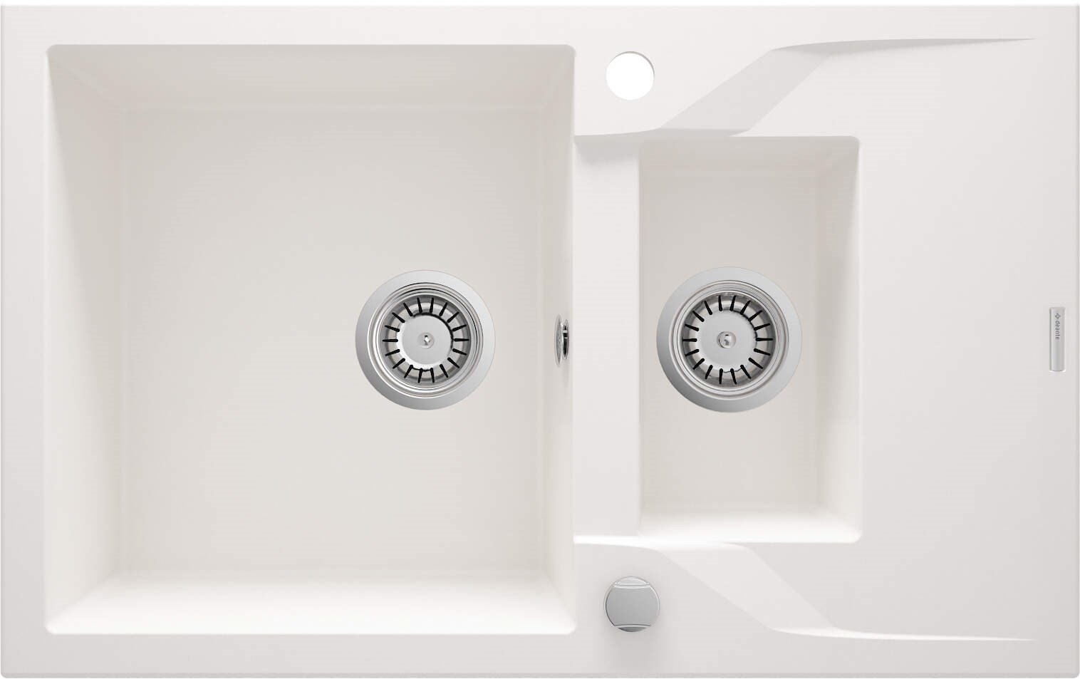 1.5-bowl granite sink with drainer 1.5-bowl granite sink with drainer