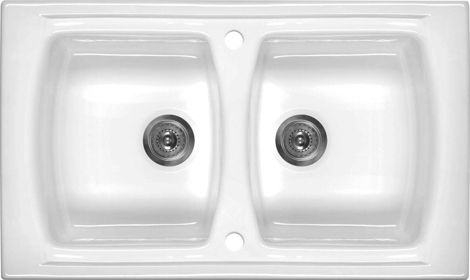 2-bowl ceramic sink 2-bowl ceramic sink