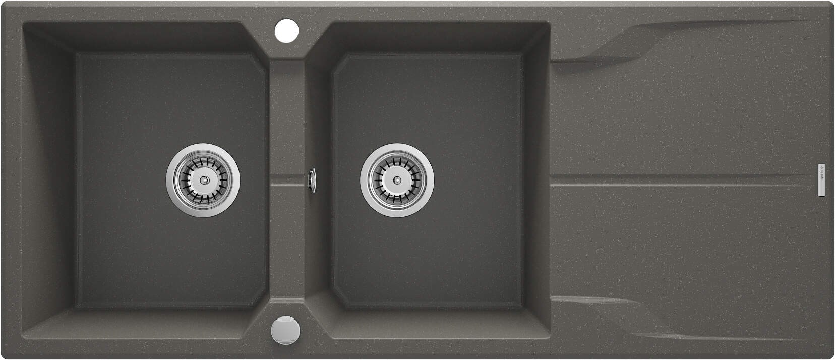 2-bowl granite sink with drainer 2-bowl granite sink with drainer