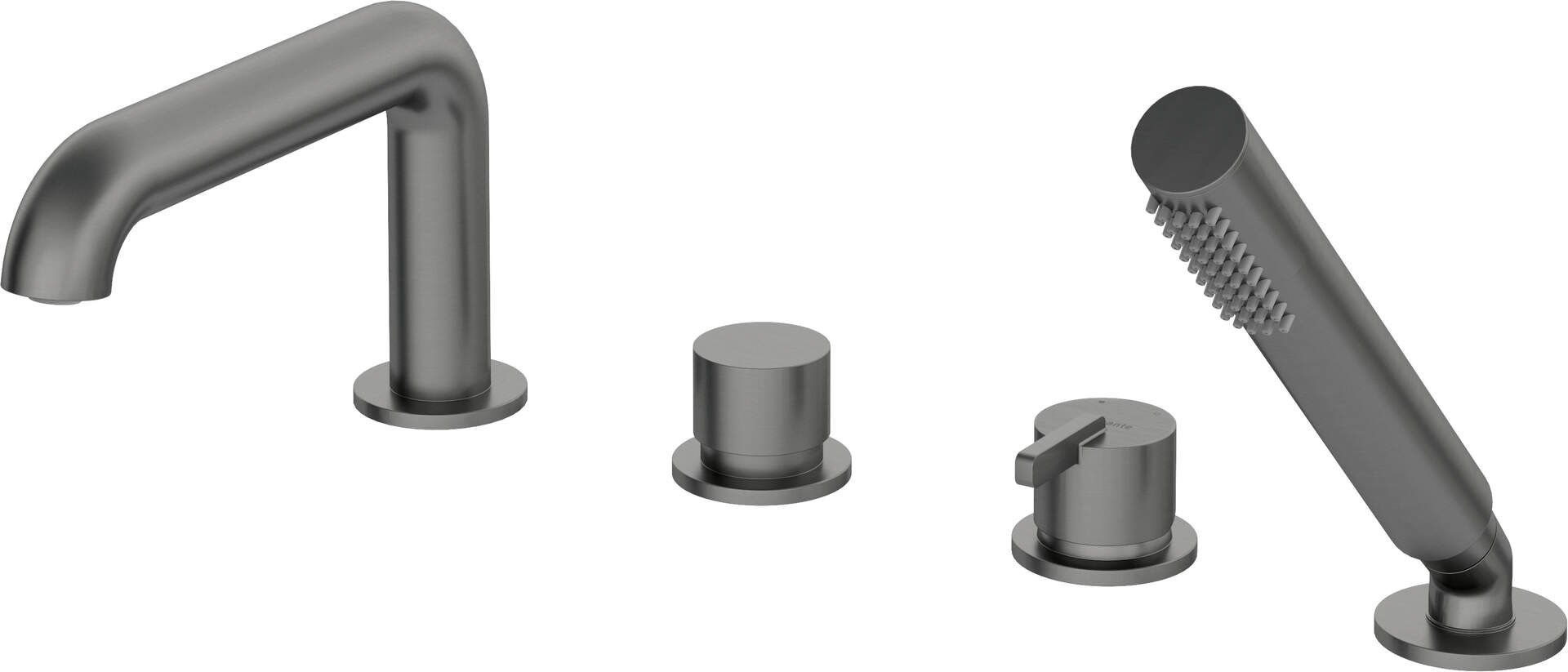 4-hole bathtub mixer with shower set 4-hole bathtub mixer with shower set
