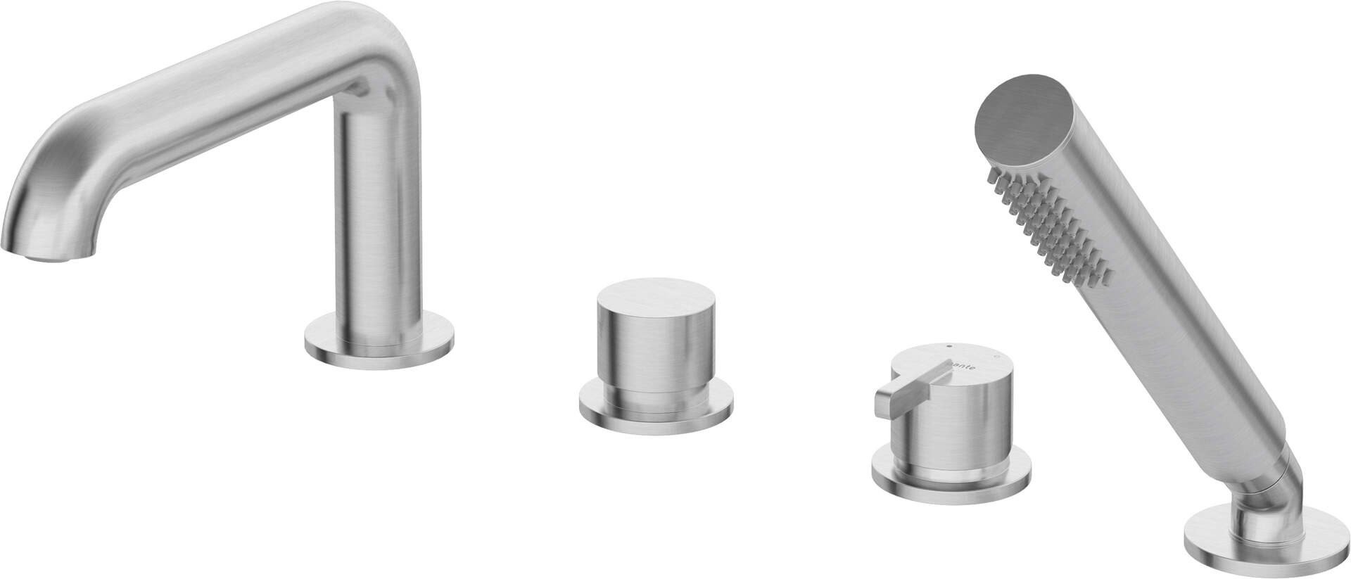 4-hole bathtub mixer with shower set 4-hole bathtub mixer with shower set
