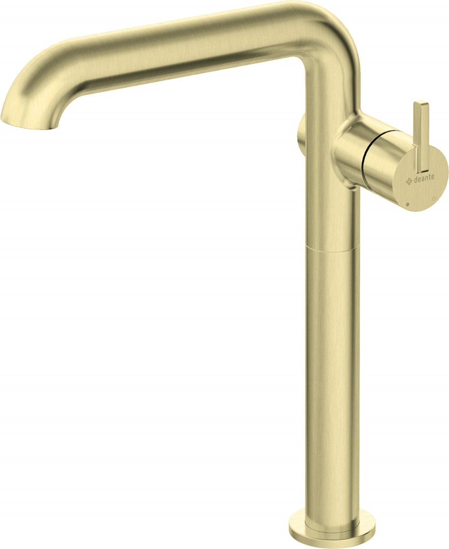 Tall basin mixer with rectangular spout Tall basin mixer with rectangular spout