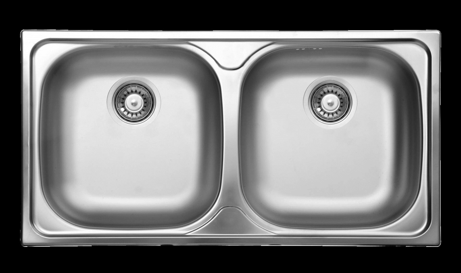 2-bowl steel sink 2-bowl steel sink