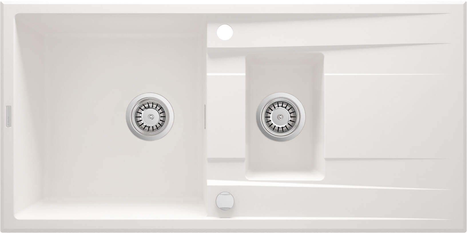 1.5-bowl granite sink with drainer 1.5-bowl granite sink with drainer