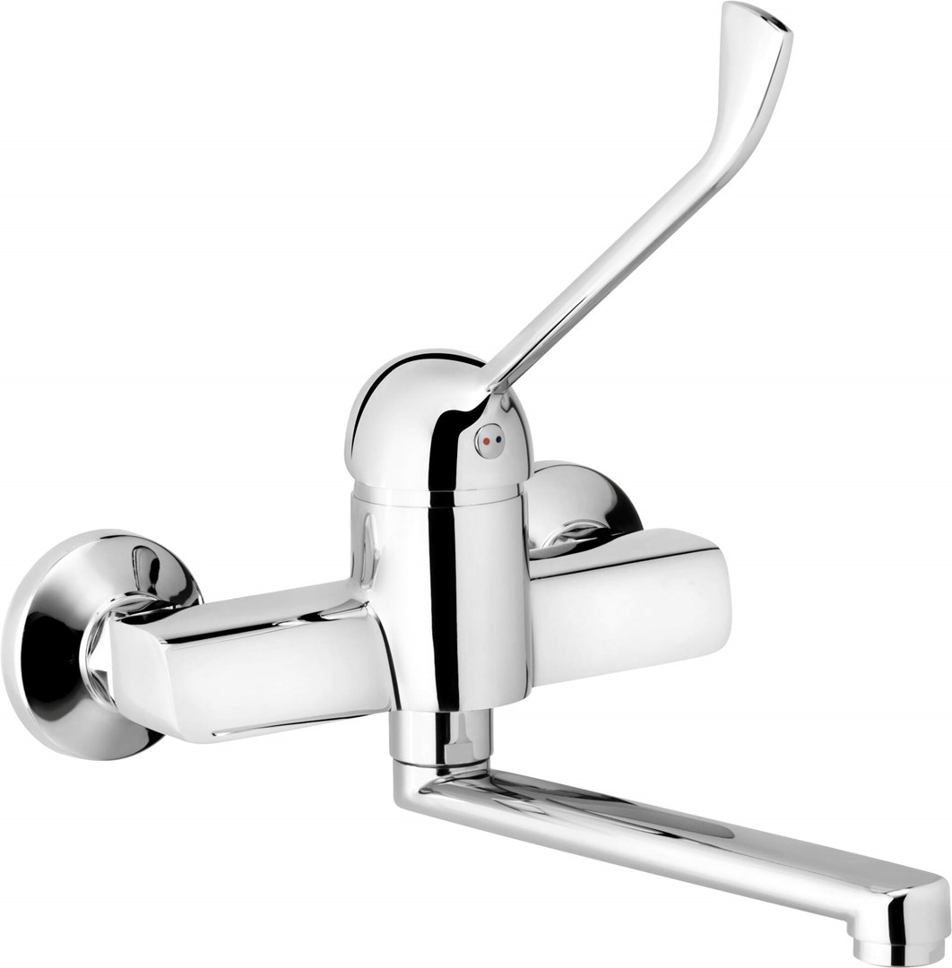 Wall-mounted washbasin mixer with lever Clinic Wall-mounted washbasin mixer with lever Clinic