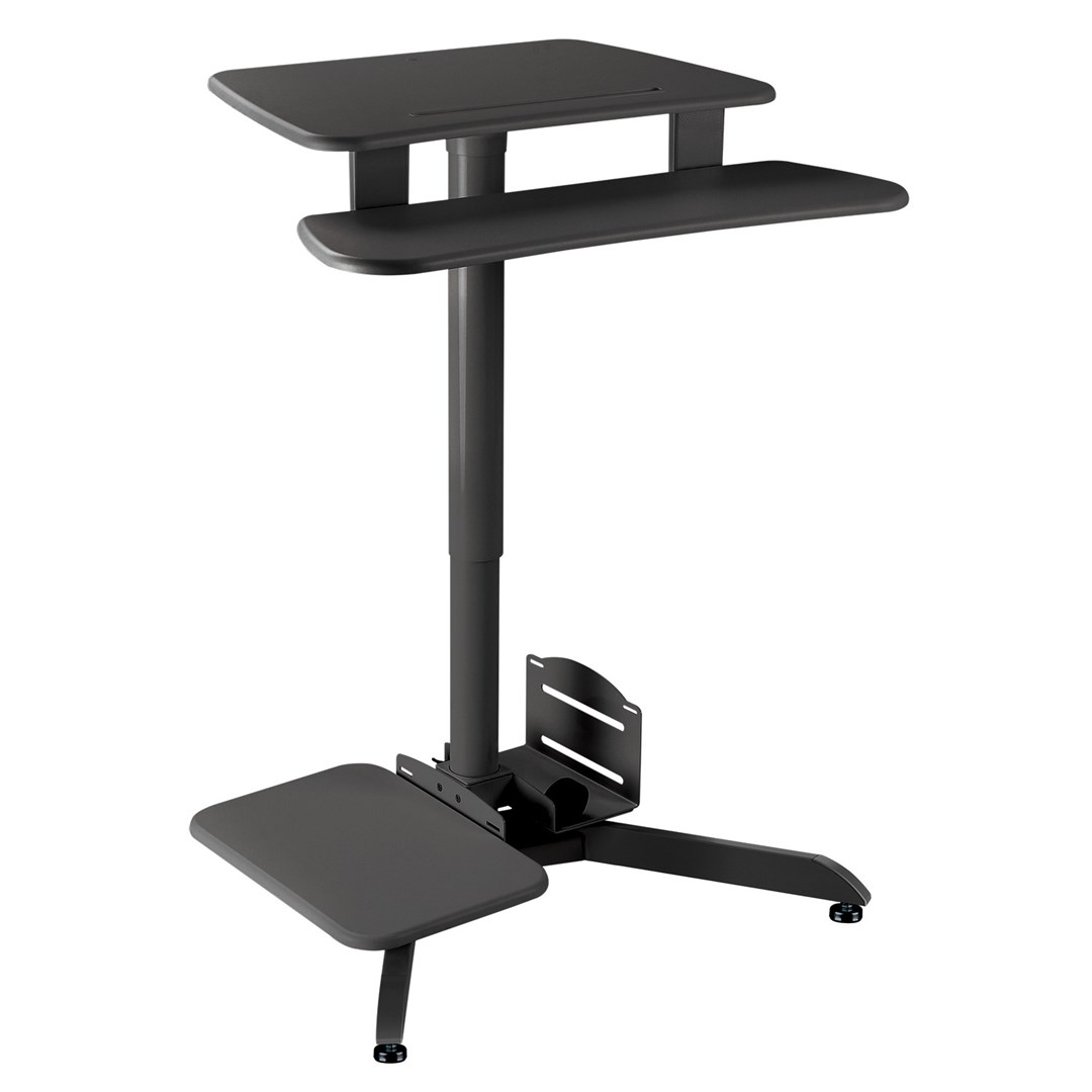 Maclean Height Adjustable Desk, Gas Spring, For Standing Seated Work, Max Height 109cm, MC-848 Maclean Height Adjustable Desk, Gas Spring, For Standing Seated Work, Max Height 109cm, MC-848