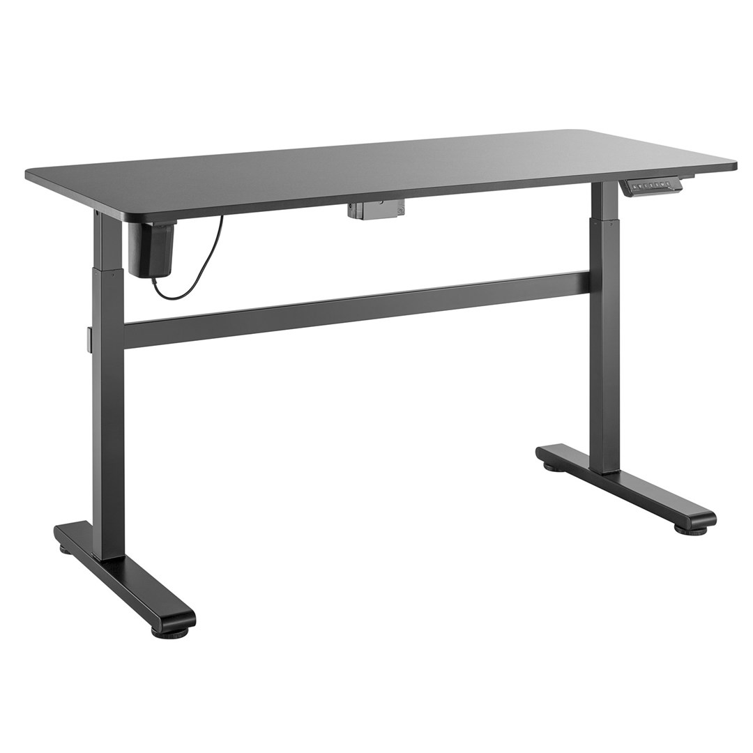 Ergo Office electric desk, height adjustable, gray, max height 118cm 50 kg - with a tabletop for sitting work, ER-434 Ergo Office electric desk, height adjustable, gray, max height 118cm 50 kg - with a tabletop for sitting work, ER-434