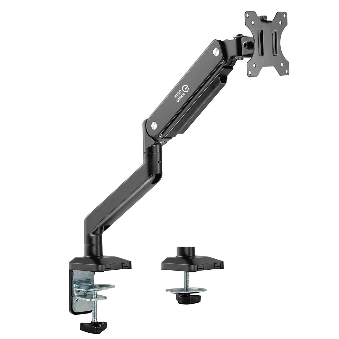 Ergo Office Universal Monitor Desk Mount, Gas Spring 17"-35" 15kg, VESA 75x75 / 100x100, ER-445 Ergo Office Universal Monitor Desk Mount, Gas Spring 17"-35" 15kg, VESA 75x75 / 100x100, ER-445