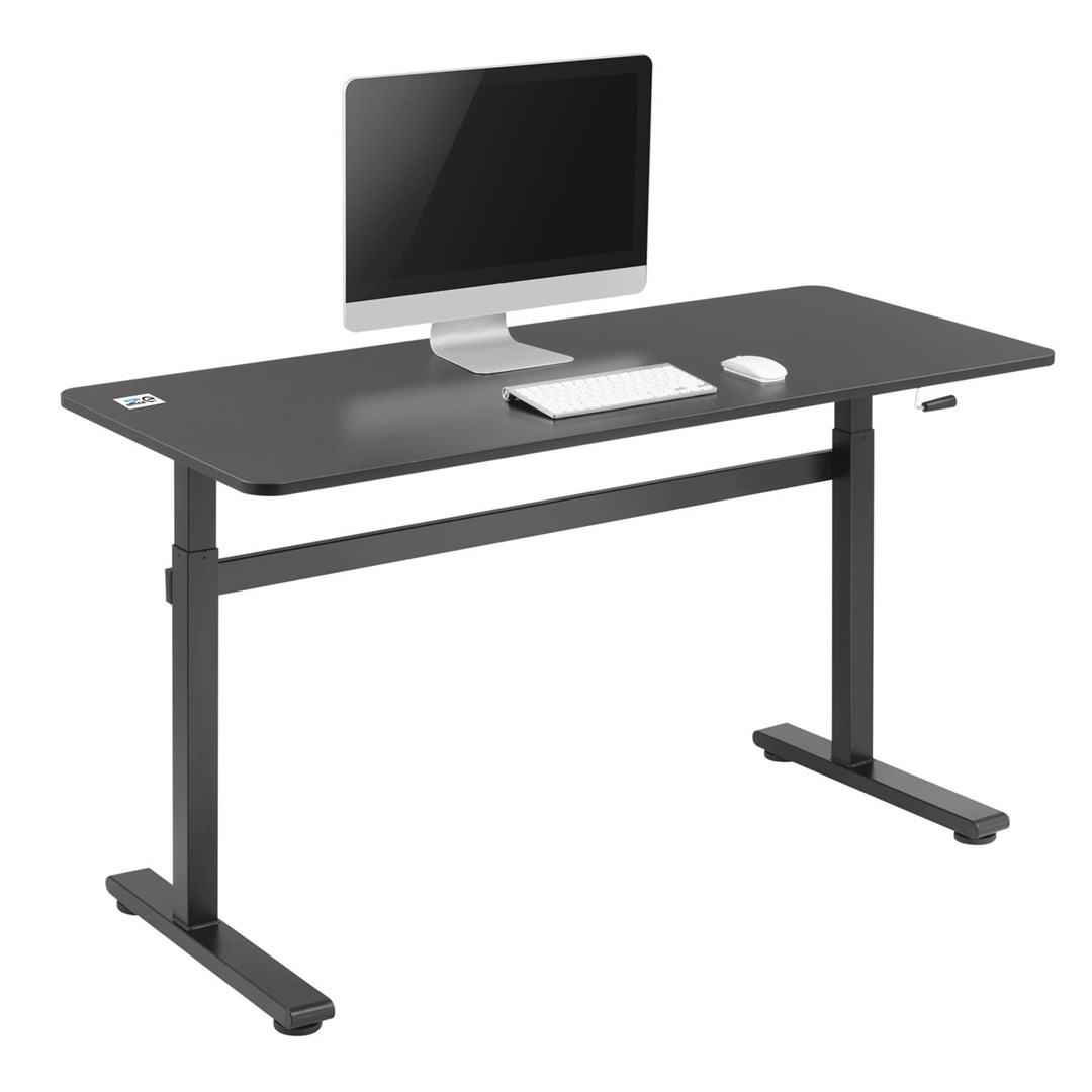 Ergo Office Height Adjustable Manual Desk, max 40 kg, max height 117cm, with standing and sitting worktop, ER-401 B Ergo Office Height Adjustable Manual Desk, max 40 kg, max height 117cm, with standing and sitting worktop, ER-401 B