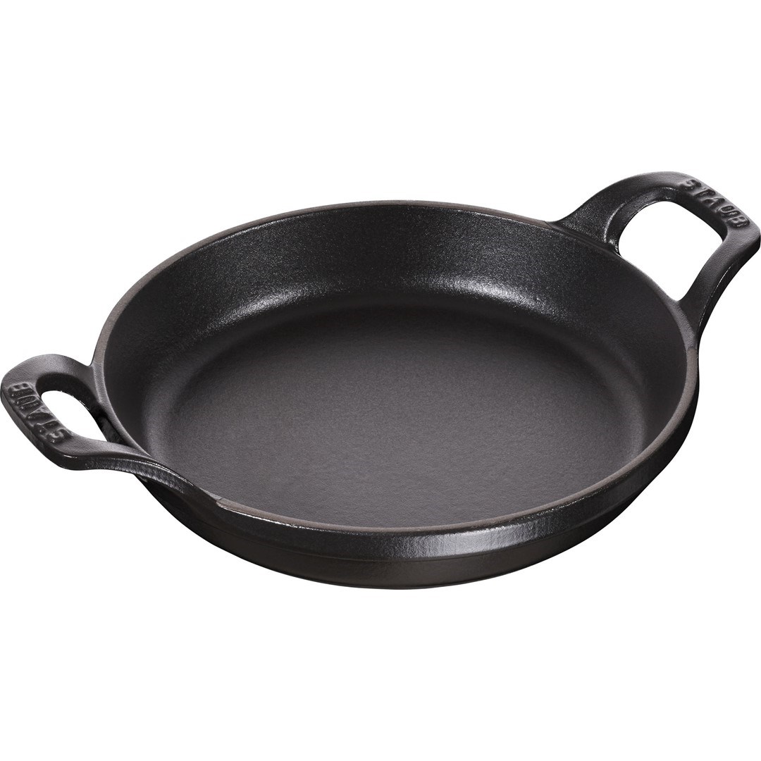 Staub Round Baking & Casserole Dish - 400 ml, Black Staub Round Baking & Casserole Dish - 400 ml, Black