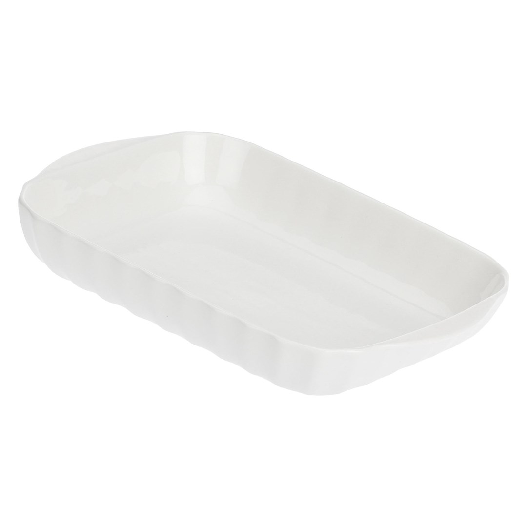 Pieve Baking Dish - White, 40 x 26 cm Pieve Baking Dish - White, 40 x 26 cm