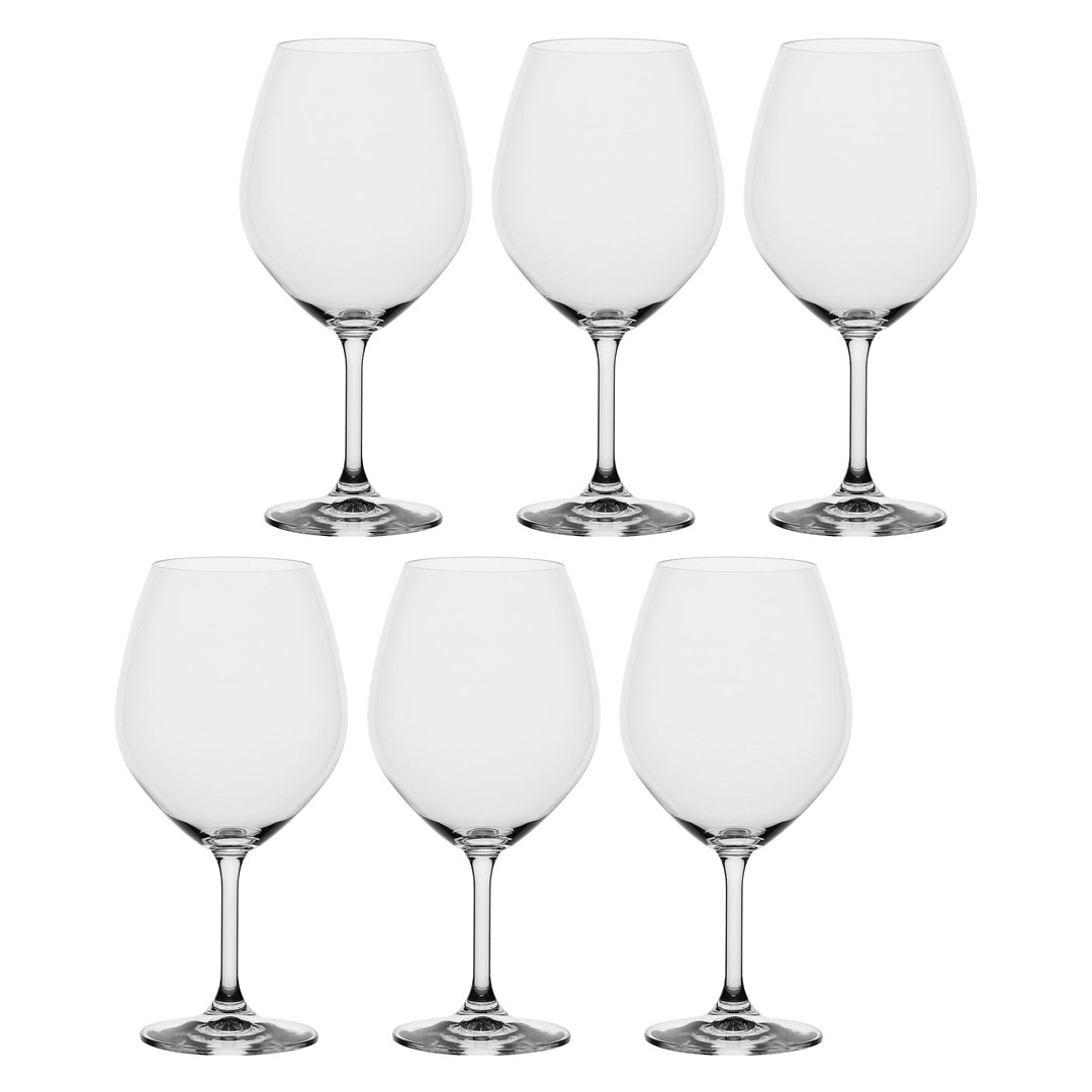 LA PORCELLANA BIANCA NOVELLO Set of 6 burgundy wine glasses 710 ml LA PORCELLANA BIANCA NOVELLO Set of 6 burgundy wine glasses 710 ml