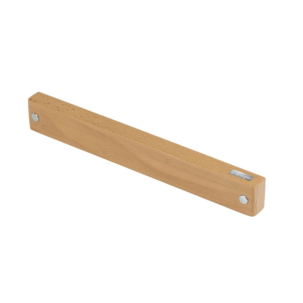 Magnetic knife strip in Artelegno beech wood - 35 cm Magnetic knife strip in Artelegno beech wood - 35 cm