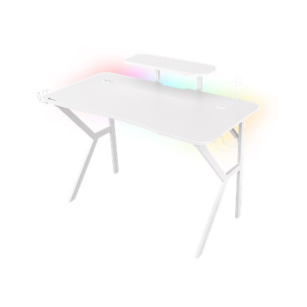 Genesis Gaming Tisch HOLM 320 RGB weiĂź (120cm x 75cm) Genesis Gaming Tisch HOLM 320 RGB weiĂź (120cm x 75cm)