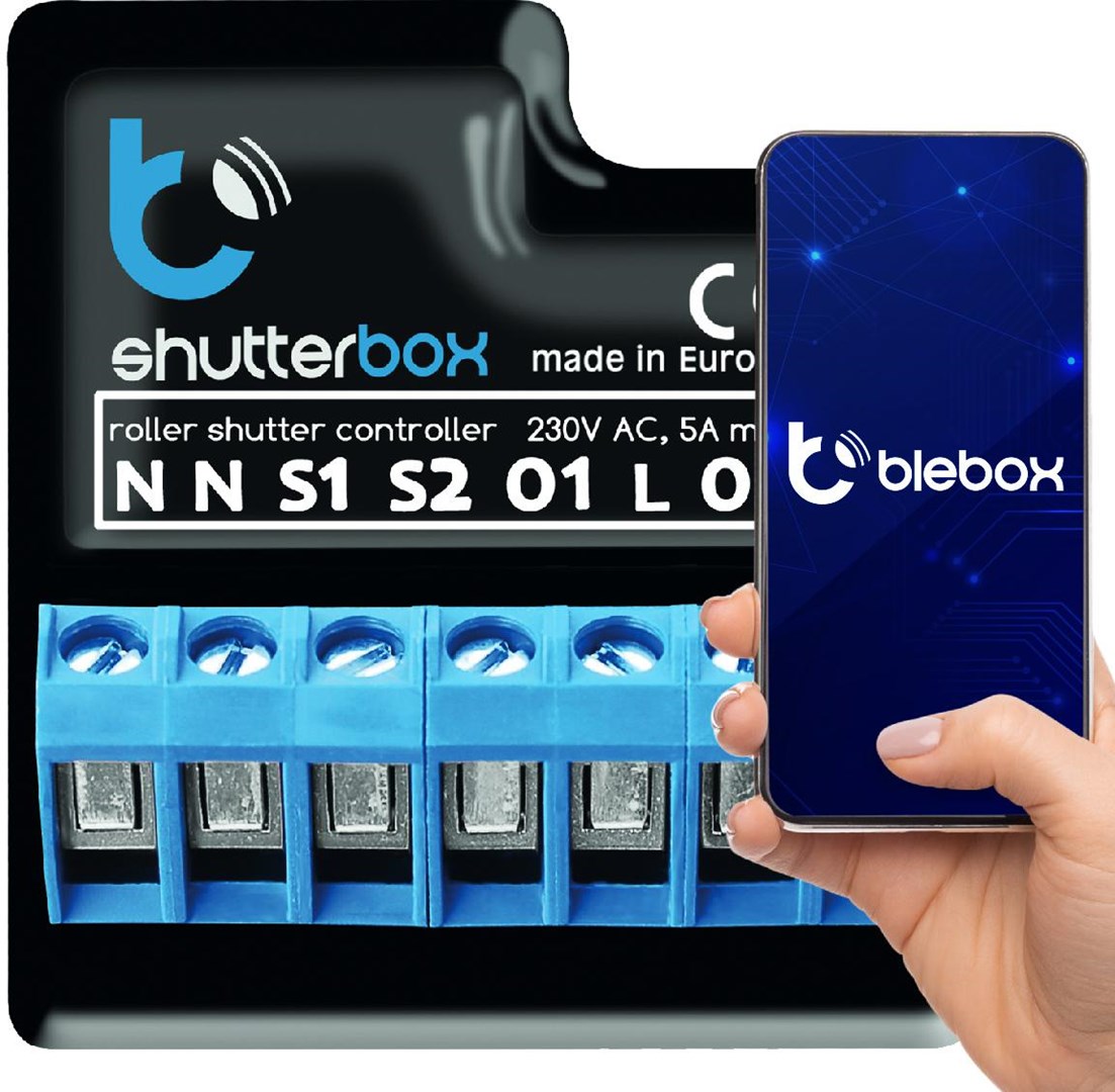 BLEBOX shutterbox - CONTROLLER ROLLER 230V BLEBOX shutterbox - CONTROLLER ROLLER 230V