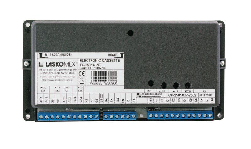 Laskomex EC-2502AR Electronics Cassette with Battery Charging Function and RFID & Dallas Support Laskomex EC-2502AR Electronics Cassette with Battery Charging Function and RFID & Dallas Support