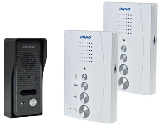 Orno ZSingle-family doorphone set with intercom, hands free, white, ELUVIO INTERCOM OR-DOM-RE-920/W - OR-DOM-RE-920/W Orno ZSingle-family doorphone set with intercom, hands free, white, ELUVIO INTERCOM OR-DOM-RE-920/W - OR-DOM-RE-920/W
