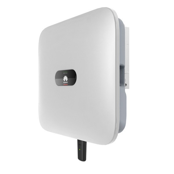 Huawei FusionSolar inverter // 3-phase, 2-MPPT High Current, built-in communication (RS485, WLAN via Smart Dongle), DC disconnector, 3kW/3.3kVA, AC and DC side surge arresters type II, battery charging interface, support for optimization Huawei FusionSolar inverter // 3-phase, 2-MPPT High Current, built-in communication (RS485, WLAN via Smart Dongle), DC disconnector, 3kW/3.3kVA, AC and DC side surge arresters type II, battery charging interface, support for optimization