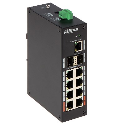 Dahua Technology PFS3211-8GT-120-V2 network switch Unmanaged Gigabit Ethernet (10/100/1000) Power over Ethernet (PoE) Desktop/Wall-Mounting Black Dahua Technology PFS3211-8GT-120-V2 network switch Unmanaged Gigabit Ethernet (10/100/1000) Power over Ethernet (PoE) Desktop/Wall-Mounting Black