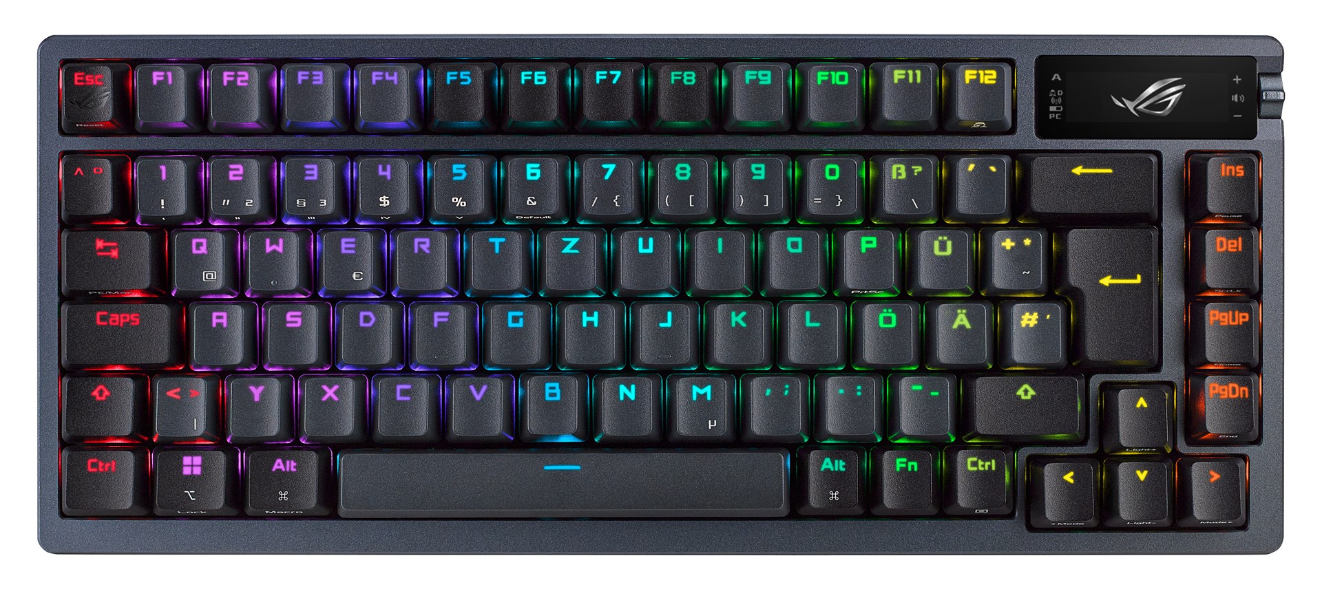 ASUS ROG Azoth keyboard Gaming USB + RF Wireless + Bluetooth QWERTY Black ASUS ROG Azoth keyboard Gaming USB + RF Wireless + Bluetooth QWERTY Black