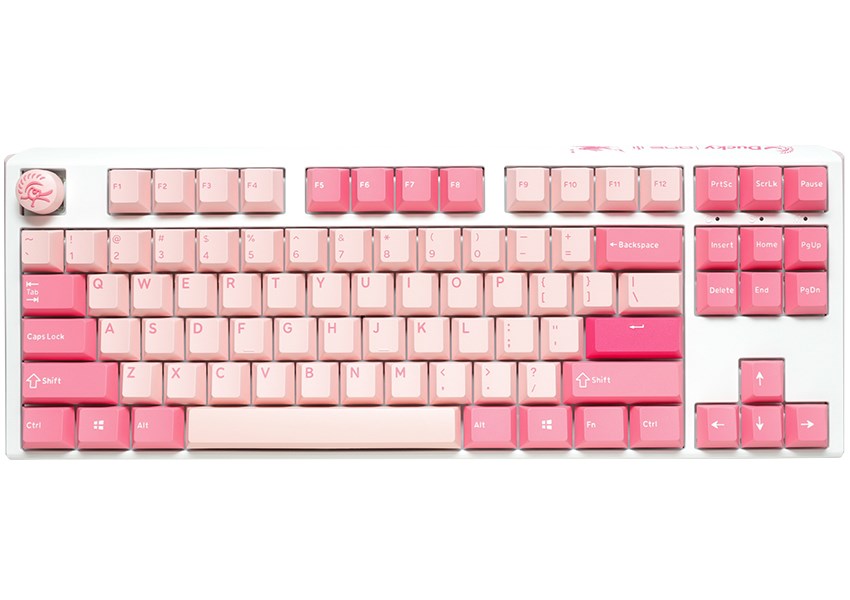 Ducky One 3 Gossamer TKL Pink Gaming Keyboard - MX-Silent-Red (US) Ducky One 3 Gossamer TKL Pink Gaming Keyboard - MX-Silent-Red (US)